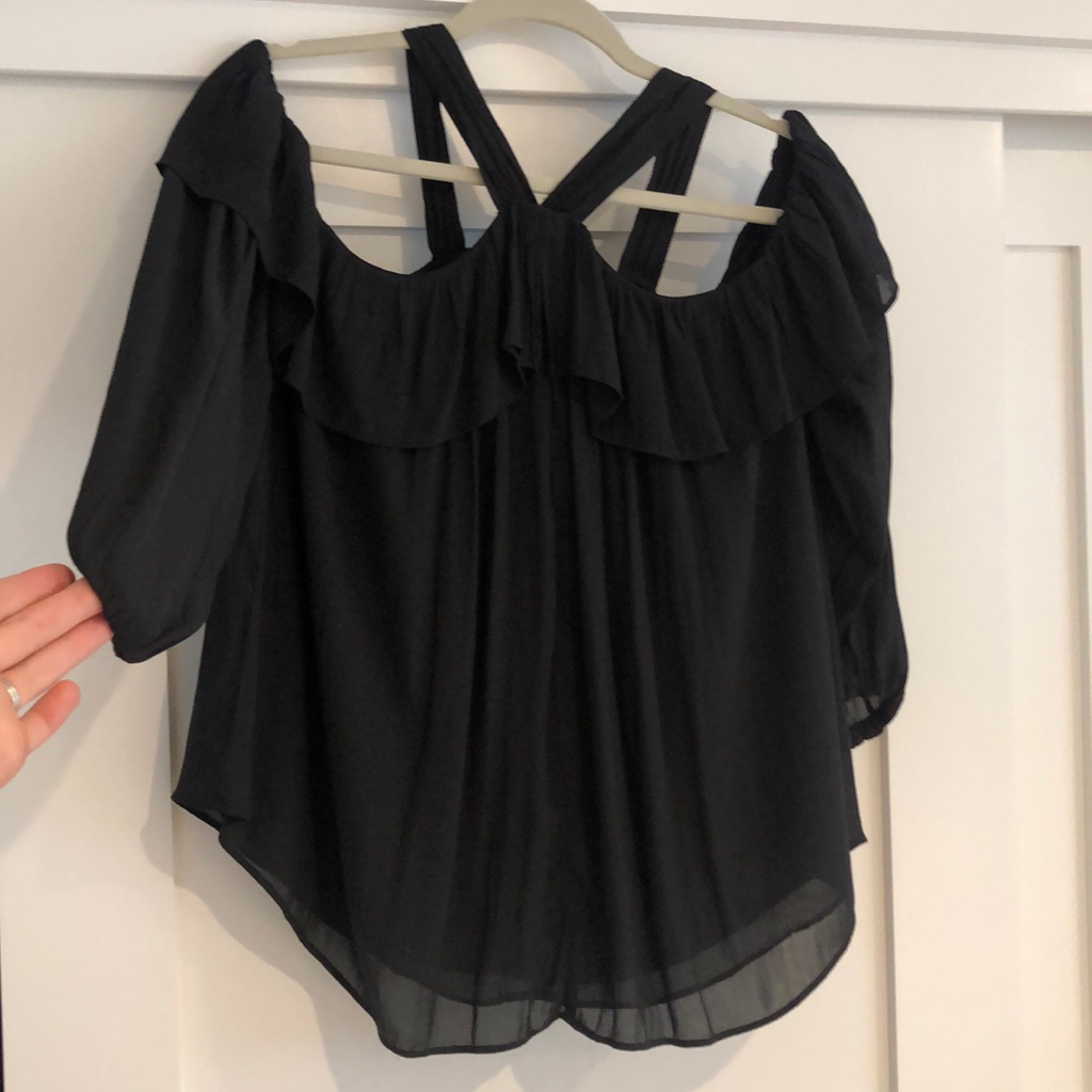 Cute Black Blouse
